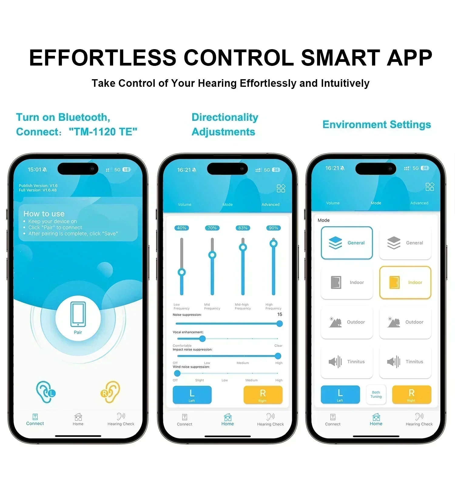 EarVoice® ITE Smart Hearing (App Controlled)