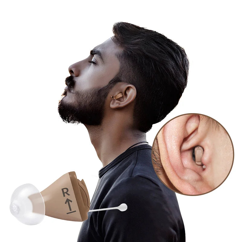 EarVoice® ITC Mini Invisible Hearing Solution (App Controlled)